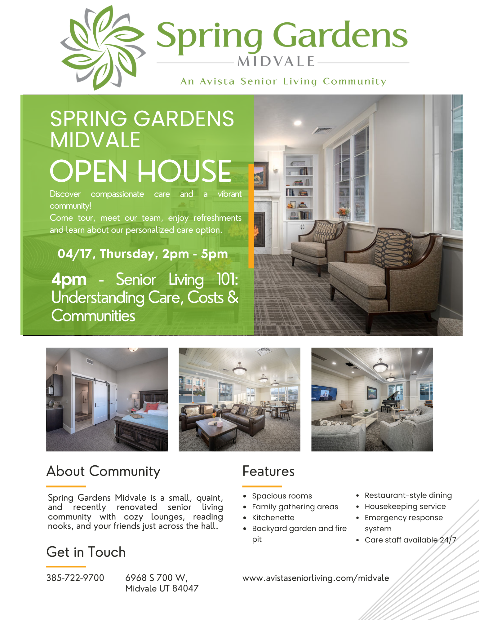 Open House - Spring Gardens